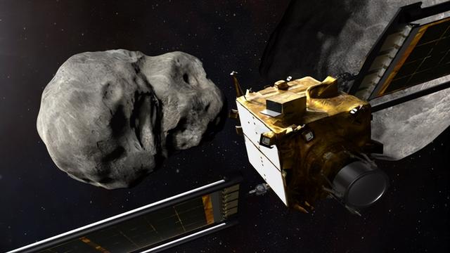 美国宇宙飞船撞击小行星(美国飞船撞上小行星)(1)