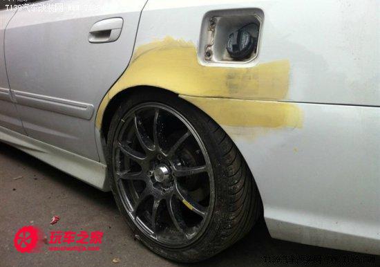 第七代伊兰特蓝色改装最帅效果 老伊兰特换血玩低趴(12)