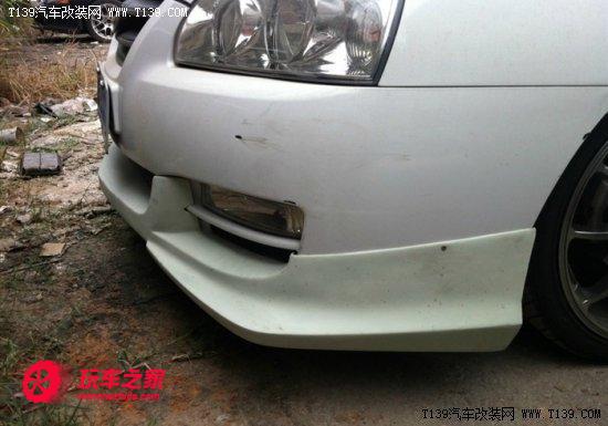 第七代伊兰特蓝色改装最帅效果 老伊兰特换血玩低趴(13)