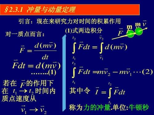 冲量定理是什么