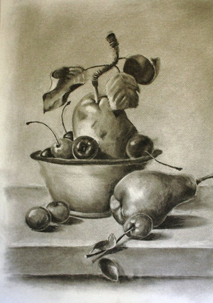 素描静物图片，素描静物高清临摹范本