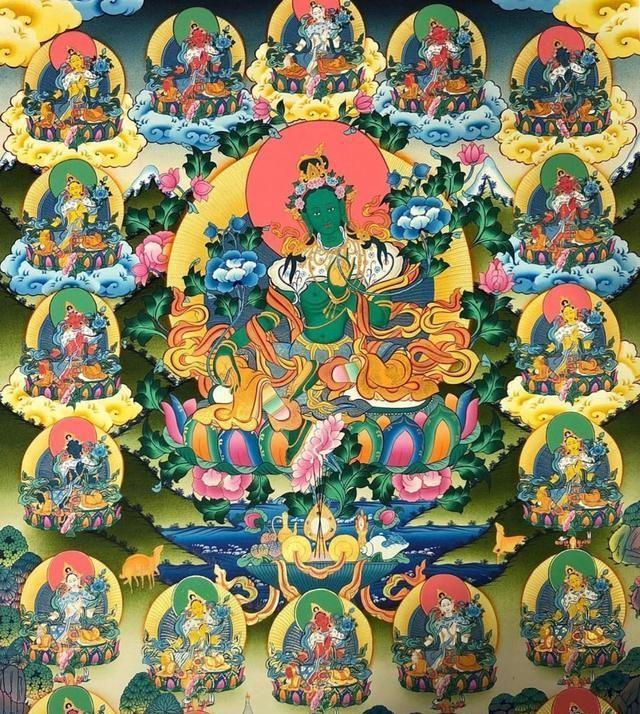 念绿度母心咒|福德吉祥,多财富贵,成一切善事,能灭一切业障!