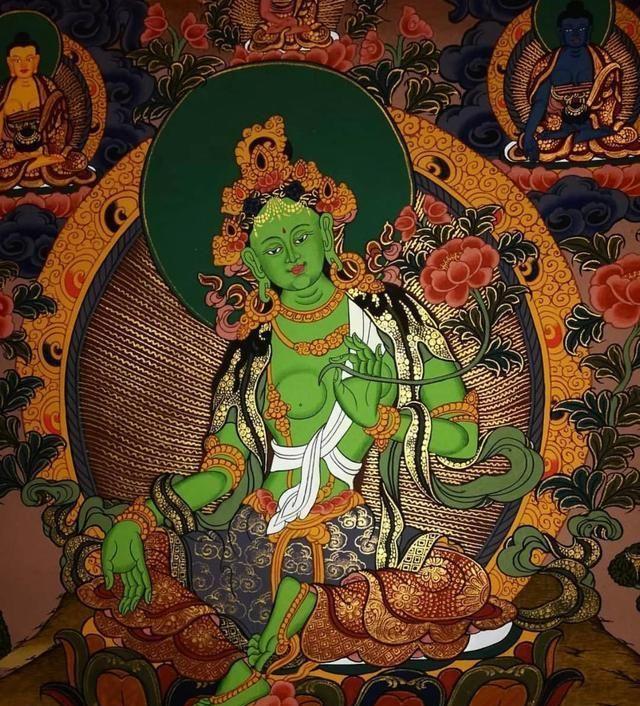 念绿度母心咒|福德吉祥,多财富贵,成一切善事,能灭一切业障!