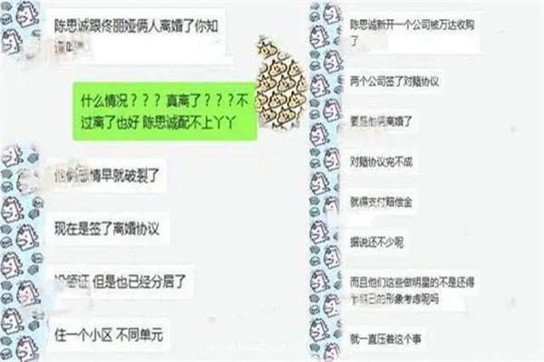 网曝陈思成佟丽娅已离婚!感情一旦有裂痕,修复也有一道疤