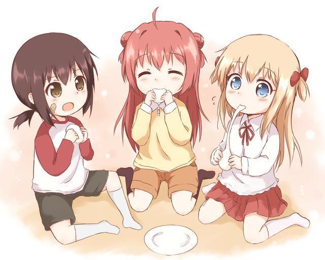 每日动漫图片:摇曳百合动漫萌图集