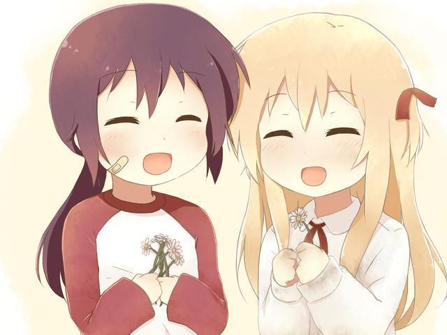 每日动漫图片:摇曳百合动漫萌图集