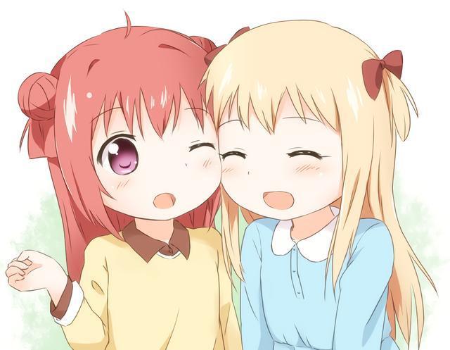 每日动漫图片:摇曳百合动漫萌图集