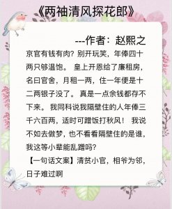 ​《两袖清风探花郎》：谁说京官有钱有肉？