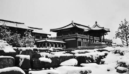 西安唯美意境雪景图片大全