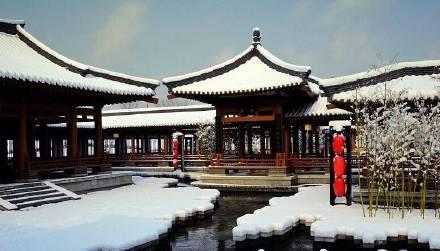 西安唯美意境雪景图片大全