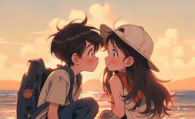 ​巨蟹的暖流与水瓶的星辰：一场情深似海的爱恋