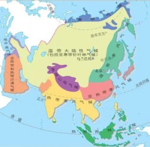 ​亚洲的气候特点