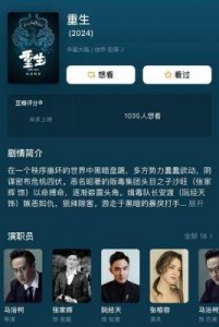 ​重生票房突破4.4亿，马浴柯再次担当社会责任导演