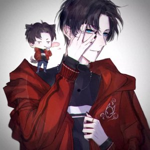 ​帅气黑化酷型男孩动漫头像：适合作为QQ微信头像，超酷哦