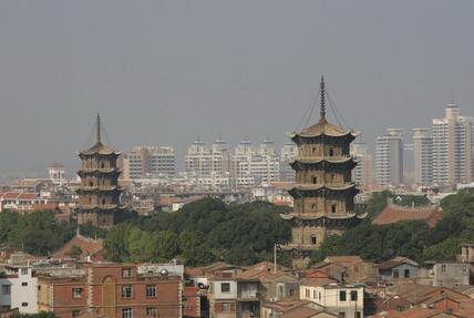 泉州老建筑东西塔