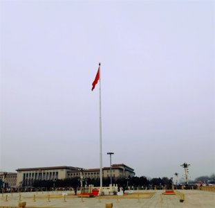 ​天安门升旗