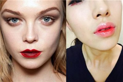 ​咬唇妆的画法图解 你也可以成为韩剧主角