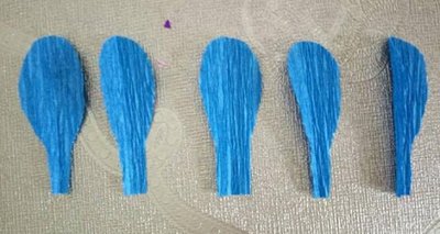 ​简单皱纹纸小花制作图解教程