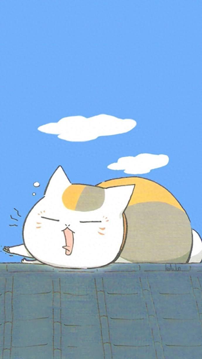 一组猫咪老师壁纸~夏目友人帐