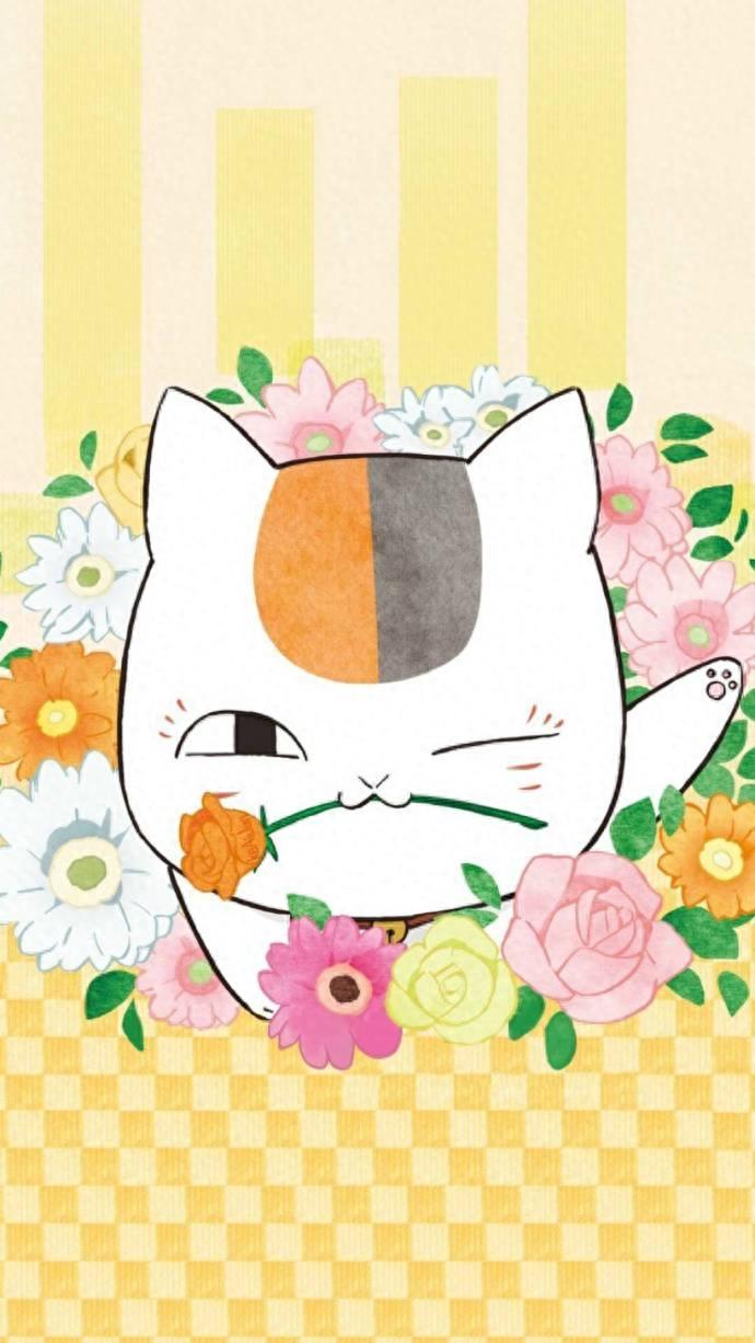 一组猫咪老师壁纸~夏目友人帐