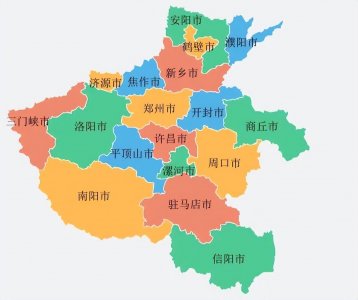 ​河南省城市规模分布：4个大城市，14个中小城市，安阳领先许昌