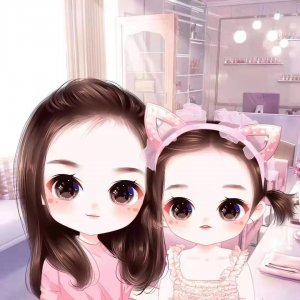 ​一张全家福微信头像，一家人开开心心的