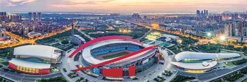 航拍南京奥体中心，亚洲最高级别体育馆，耗资近22亿