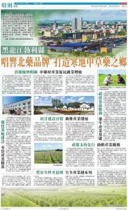 ​黑龙江勃利县 唱响北药品牌 打造寒地中草药之乡