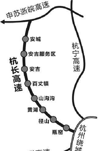 杭长高速经过湖北吗