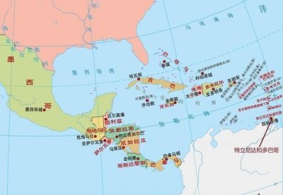 ​西印度群岛位于哪个大洋,西印度群岛位于哪个大洋的西岸