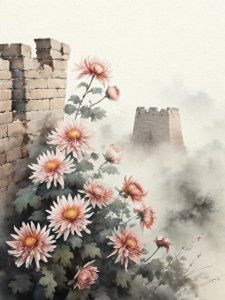 ​今日鉴赏——强欲登高去，无人送酒来。