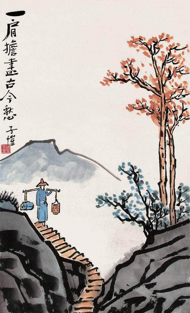 丰子恺的简介及作品（诗在画中|丰子恺：一肩担尽古今愁）