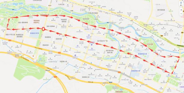 西宁市环湖赛限行路线（环湖赛期间西宁这些公交车绕行）(5)