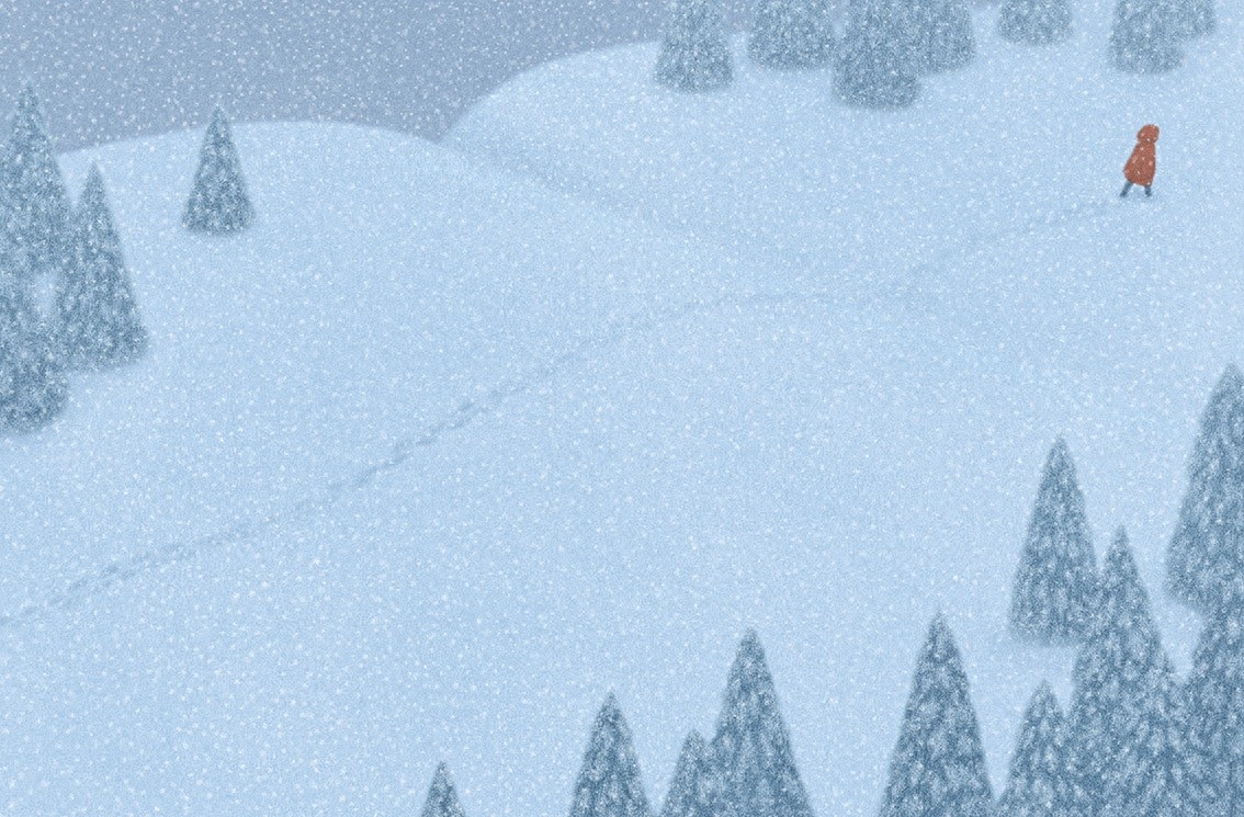 韩国插画师Jungho Lee,温柔而忧郁的蓝色情调