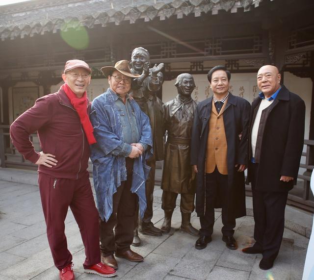 86版《西游记》珍贵剧照，如今师徒四人重聚，重温十九年前场景！