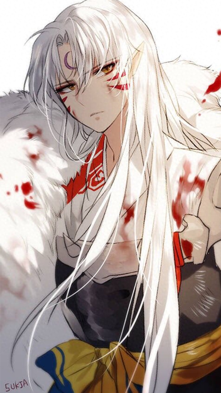 犬夜叉无水印手机壁纸,冷酷帅哥杀殿走一波