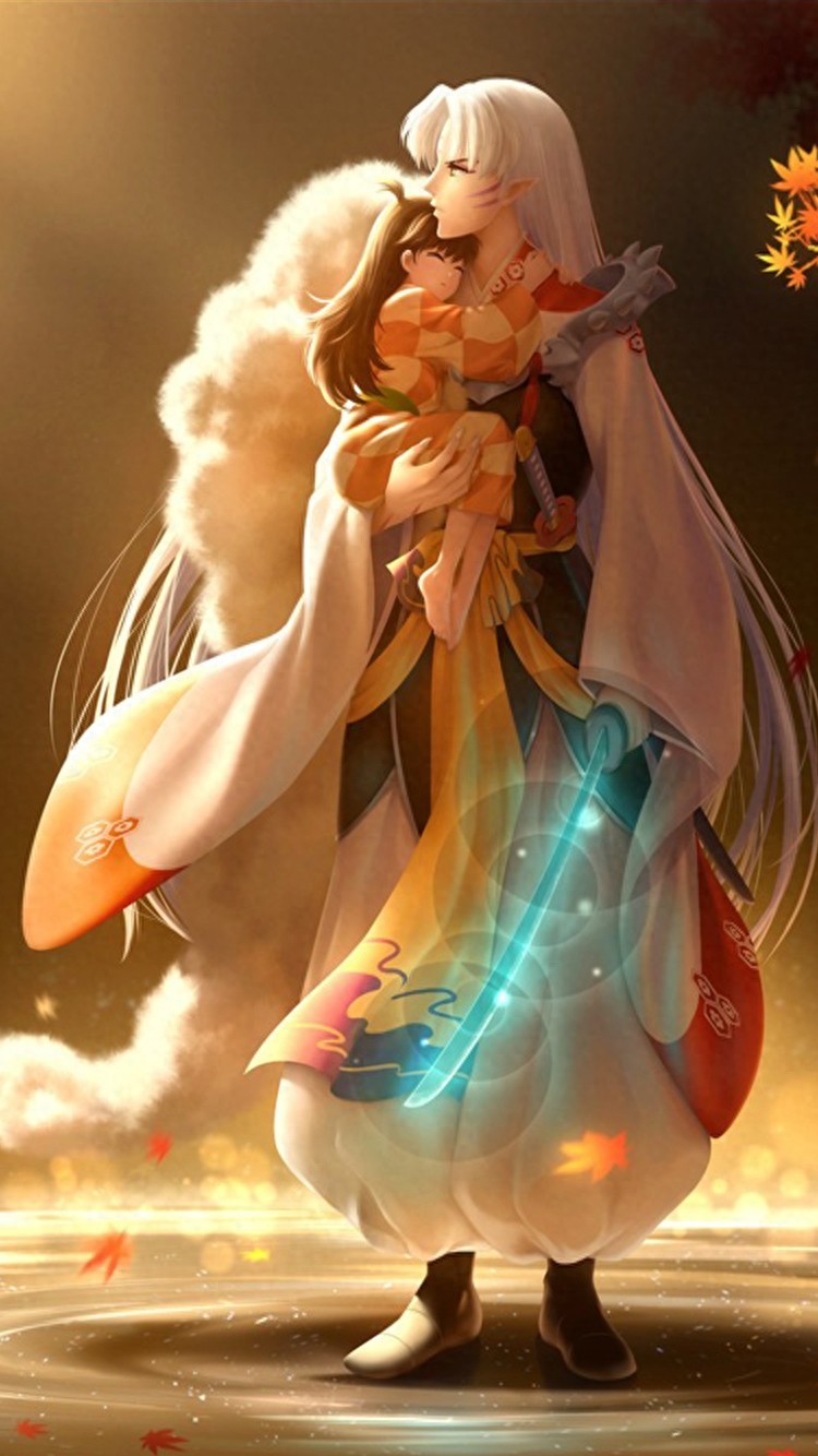 犬夜叉无水印手机壁纸,冷酷帅哥杀殿走一波