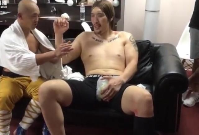 一龙练功的（武僧一龙KO韩国巨人遭质疑）(4)