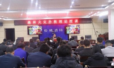 ​“三防”同步！松桃消防开展森林火灾扑救培训