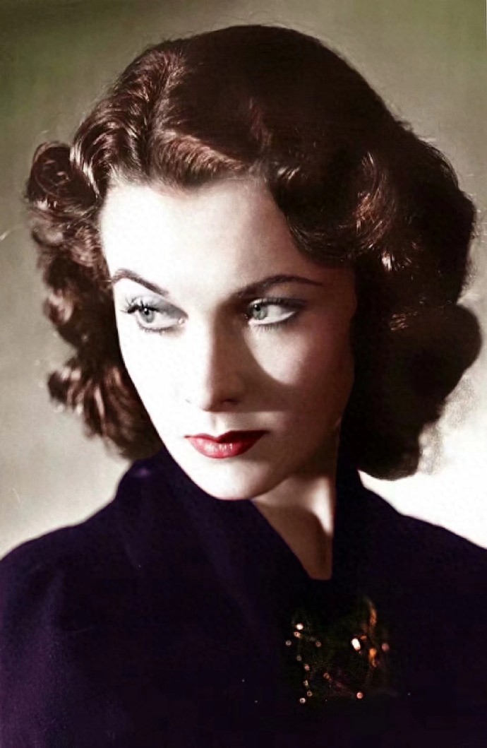 娱乐老照片：英国女演员，费雯丽 Vivien Leigh