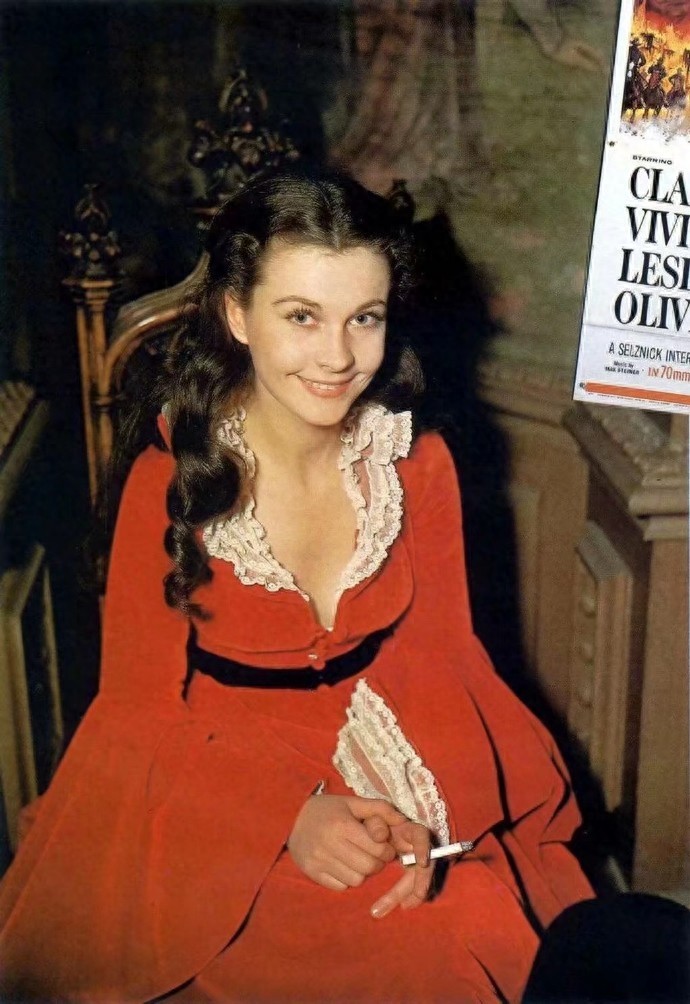 娱乐老照片：英国女演员，费雯丽 Vivien Leigh