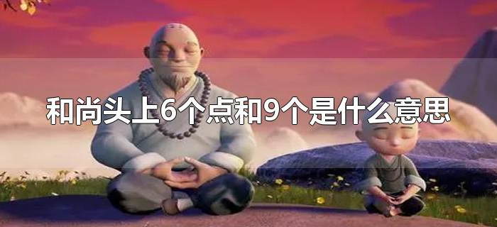 和尚头上6个点和9个是什么意思