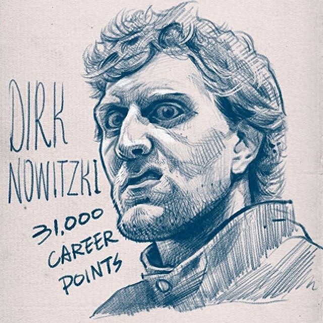 组图：国外网友制作的一组NBA球星炫酷漫画头像，你喜欢吗？