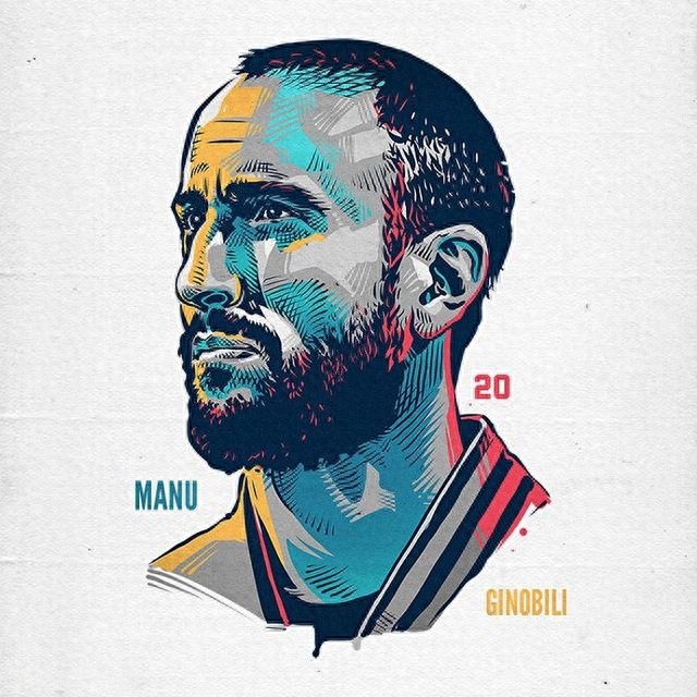 组图：国外网友制作的一组NBA球星炫酷漫画头像，你喜欢吗？