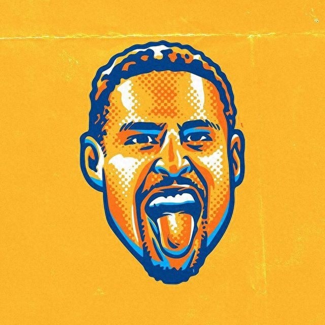 组图：国外网友制作的一组NBA球星炫酷漫画头像，你喜欢吗？