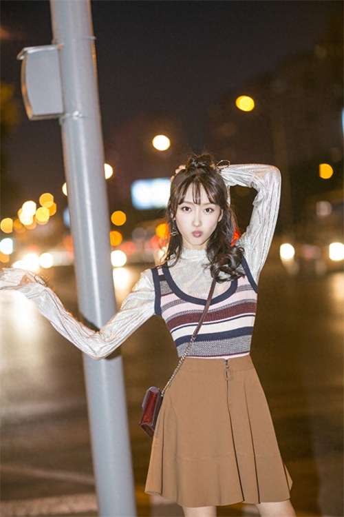 宣璐，《大秧歌》里的“槐花”，戏外的穿衣搭配甩杨紫几天街真美