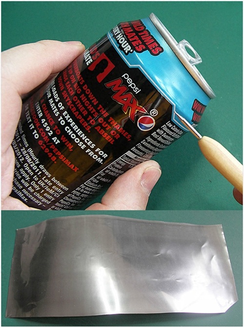 空的易拉罐别扔了,网友教你把它改造成一只栩栩如生的蝴蝶