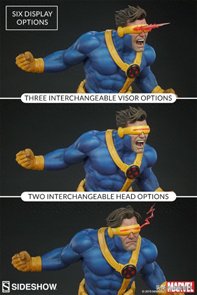 Sideshow Collectibles 发布 – 1990版 镭射眼雕像 580美金