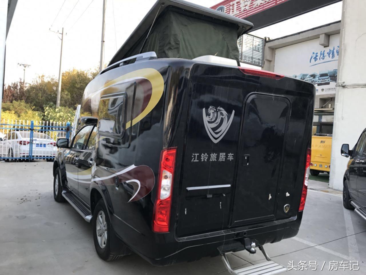 实拍江铃集团五十铃D-max越野房车,低配豪华型仅为28.5万