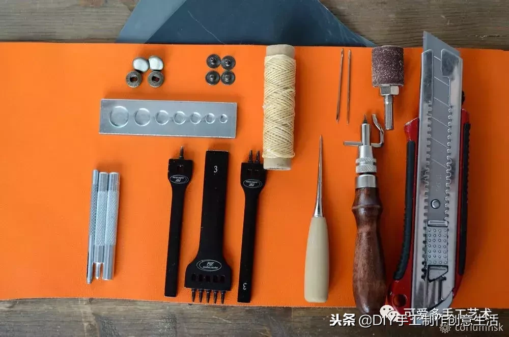 手工皮包制作教程 教你做一些实用又简单的零钱包、手机包